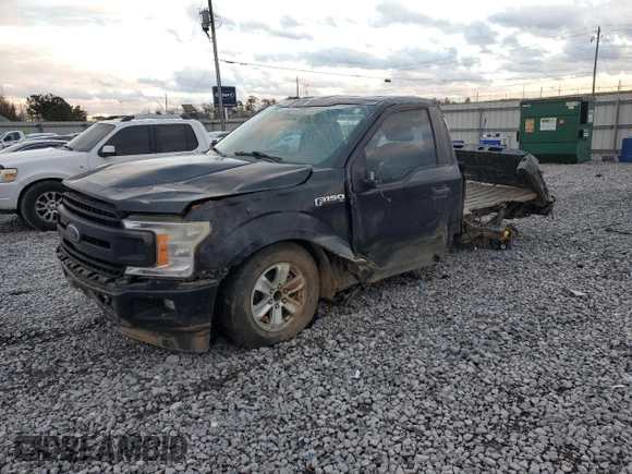 2018 Ford F-150 XL with VIN 1FTMF1CBXJKE11799, listed as a Copart auction lot 47627795 with 111,693 mi miles and Non Repairable. Bid and sale history available at carsss.com. Image 1.