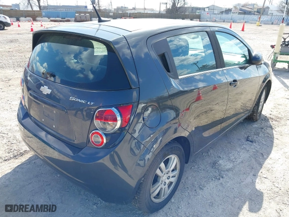 2014 Chevrolet Sonic LT with VIN 1G1JC6SH3E4202115, listed as a IAAI auction lot 41893680 with 171,778 mi miles. Bid and sale history available at carsss.com. Image 4.