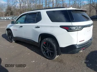 2021 Chevrolet Traverse Premier with VIN 1GNEVKKW8MJ115280, listed as a IAAI auction lot 41729621 with 43,354 mi miles. Bid and sale history available at carsss.com. Image 3.