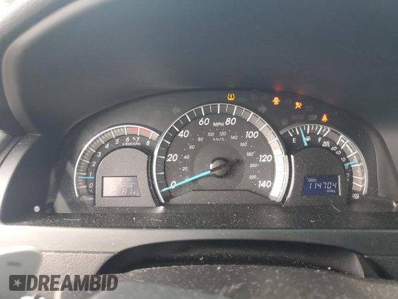 2014 Toyota Camry L with VIN 4T1BF1FK2EU840136, listed as a Copart auction lot 54610285 with 114,704 mi miles and Salvage Title. Bid and sale history available at DreamBid. Image 9.