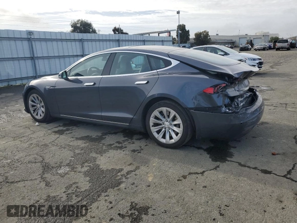 2016 Tesla Model S 70 with VIN 5YJSA1E10GF147377, listed as a Copart auction lot 86799084 with 93,805 mi miles and Salvage Title. Bid and sale history available at DreamBid. Image 2.