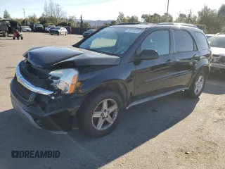 2005 Chevrolet Equinox LT with VIN 2CNDL63F556016829, listed as a Copart auction lot 46444685 with 106,150 mi miles and Salvage Title. Bid and sale history available at carsss.com. Image 1.