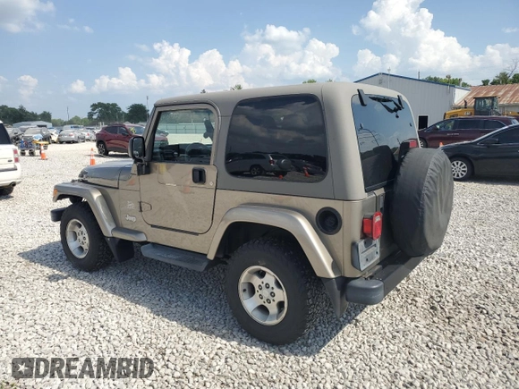2003 Jeep Wrangler Sahara with VIN 1J4FA59S53P369077, listed as a Copart auction lot 61445025 with 147,904 mi miles and Clean title. Bid and sale history available at DreamBid. Image 2.