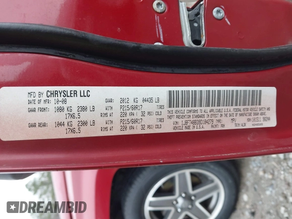 2009 Jeep Patriot z VIN 1J8FT48B39D184279, wystawiony jako IAAI lot #41580351 z przebiegiem 205 118 mil mil oraz . Historia ofert i sprzedaży dostępna na DreamBid. Obrazek 9.