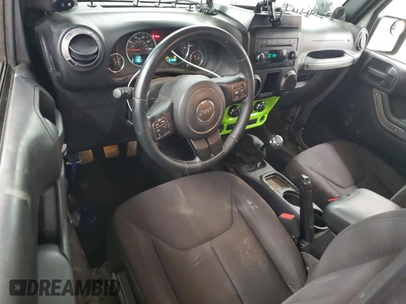 2013 Jeep Wrangler Sport with VIN 1C4AJWAG5DL591897, listed as a Copart auction lot 63218025 with 81,250 mi miles and Clean title. Bid and sale history available at DreamBid. Image 8.