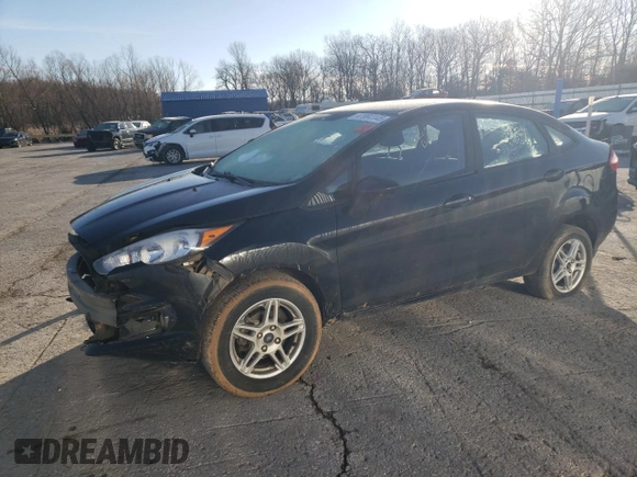 2019 Ford Fiesta SE with VIN 3FADP4BJ2KM147890, listed as a Copart auction lot 47991145 with 105,716 mi miles and Salvage Title. Bid and sale history available at carsss.com. Image 1.