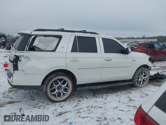 2024 Ford Expedition Limited with VIN 1FMJU2A89REB06337, listed as a IAAI auction lot 41381699 with 3,057 mi miles. Bid and sale history available at carsss.com. Image 13.