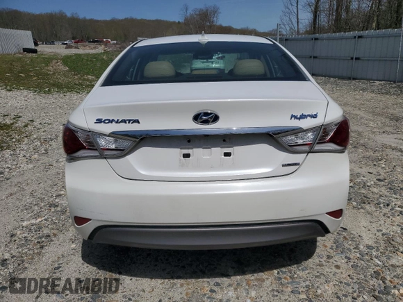 2013 Hyundai Sonata with VIN KMHEC4A4XDA085186, listed as a Copart auction lot 54975385 with 129,053 mi miles and Clean Title. Bid and sale history available at carsss.com. Image 6.