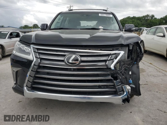 2019 Lexus LX 570 with VIN JTJHY7AX1K4289351, listed as a Copart auction lot 58473065 with 95,463 mi miles and Salvage title. Bid and sale history available at DreamBid. Image 5.