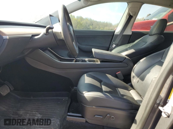 2021 Tesla Model Y Long Range with VIN 5YJYGDEE9MF119974, listed as a Copart auction lot 53794025 with 66,411 mi miles and Salvage Title. Bid and sale history available at DreamBid. Image 7.