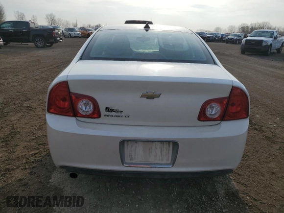 2012 Chevrolet Malibu 1LT with VIN 1G1ZC5E08CF218217, listed as a Copart auction lot 53993005 with 189,370 mi miles and Clean Title. Bid and sale history available at DreamBid. Image 6.