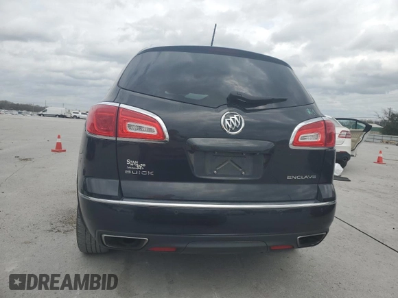 2014 Buick Enclave Leather with VIN 5GAKRBKD9EJ346514, listed as a Copart auction lot 51677105 with 182,695 mi miles and Clean Title. Bid and sale history available at carsss.com. Image 6.