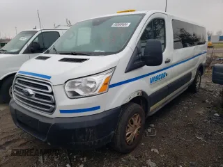 2019 Ford Transit Passenger XL with VIN 1FBZX2ZM7KKA00982, listed as a Copart auction lot 85088404 with 86,858 mi miles and Clean Title. Bid and sale history available at carsss.com. Image 1.