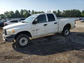 2007 Dodge 1500 SLT with VIN 1D7HU18N57J558322, listed as a Copart auction lot 62424855 with 143,257 mi miles and Clean title. Bid and sale history available at DreamBid. Image 1.