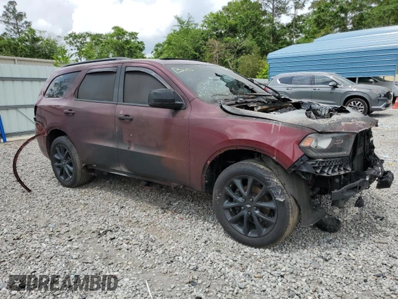 2018 Dodge Durango GT with VIN 1C4RDJDG6JC153961, listed as a Copart auction lot 54405545 with Not provided miles and Salvage title. Bid and sale history available at DreamBid. Image 4.