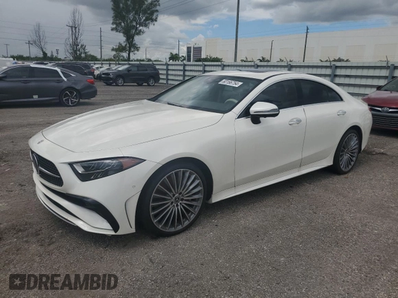 2022 Mercedes-Benz CLS with VIN W1K2J5KB4NA108212, listed as a Copart auction lot 60166754 with 0 mi miles and Salvage Title. Bid and sale history available at carsss.com. Image 1.