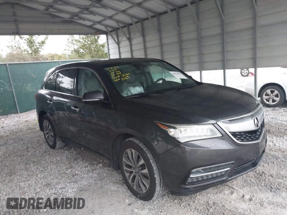 2014 Acura MDX Tech Pkg with VIN 5FRYD3H42EB009323, listed as a IAAI auction lot 40863681 with 87,746 mi miles. Bid and sale history available at carsss.com. Image 1.