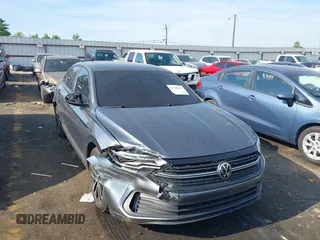 2023 Volkswagen Jetta Sport with VIN 3VWBM7BU4PM025350, listed as a IAAI auction lot 42158362 with 49,104 mi miles and . Bid and sale history available at DreamBid. Image 1.
