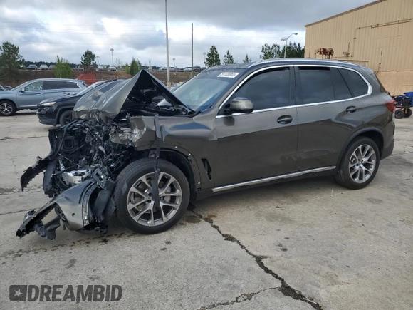 2023 BMW X5 sDrive40i with VIN 5UXCR4C07P9N73360, listed as a Copart auction lot 51128055 with Not provided miles and Salvage title. Bid and sale history available at DreamBid. Image 1.