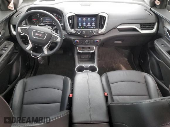 2024 GMC Terrain SLT with VIN 3GKALVEG1RL379965, listed as a Copart auction lot 58389365 with 10,555 mi miles and Salvage title. Bid and sale history available at DreamBid. Image 8.
