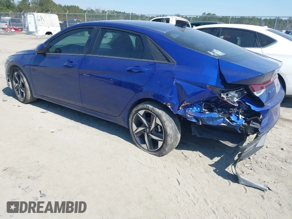 2023 Hyundai Elantra SEL with VIN 5NPLS4AG7PH106792, listed as a IAAI auction lot 41672413 with 34,774 mi miles and . Bid and sale history available at DreamBid. Image 3.