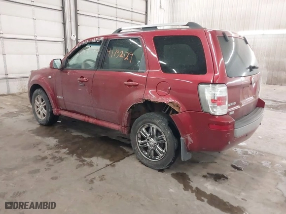 2008 Mercury Mariner Premier with VIN 4M2CU97128KJ30926, listed as a IAAI auction lot 41732129 with 278,000 mi miles. Bid and sale history available at carsss.com. Image 3.