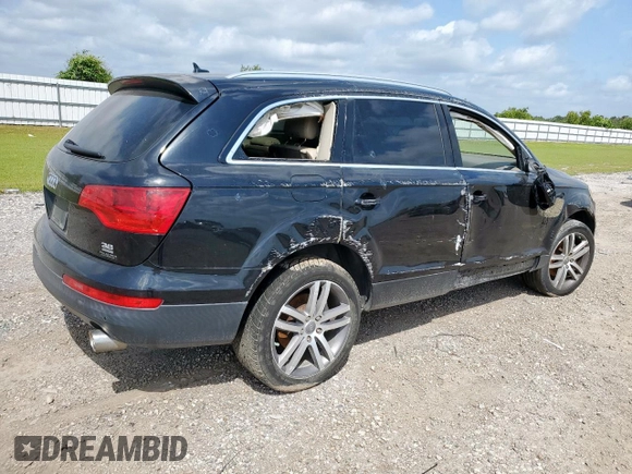 2008 Audi Q7 Premium with VIN WA1BY74L08D023419, listed as a Copart auction lot 57443265 with 204,142 mi miles and Salvage title. Bid and sale history available at DreamBid. Image 3.