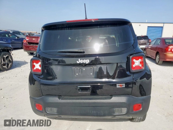 2020 Jeep Renegade Sport with VIN ZACNJAAB2LPL71956, listed as a Copart auction lot 65133485 with 102,103 mi miles and Salvage title. Bid and sale history available at DreamBid. Image 6.
