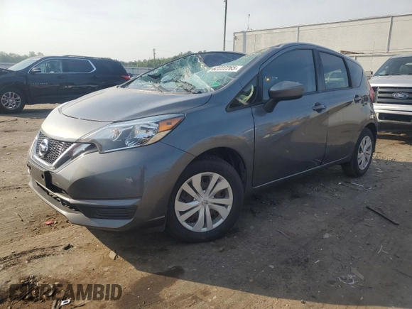 2017 Nissan Note S Plus with VIN 3N1CE2CP6HL372057, listed as a Copart auction lot 62222265 with 65,303 mi miles and Salvage title. Bid and sale history available at DreamBid. Image 1.