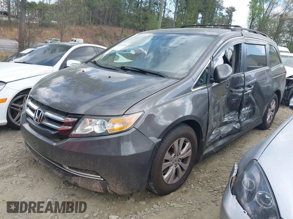 2016 Honda Odyssey EX-L with VIN 5FNRL5H61GB128957, listed as a IAAI auction lot 41953181 with 136,386 mi miles and . Bid and sale history available at DreamBid. Image 2.