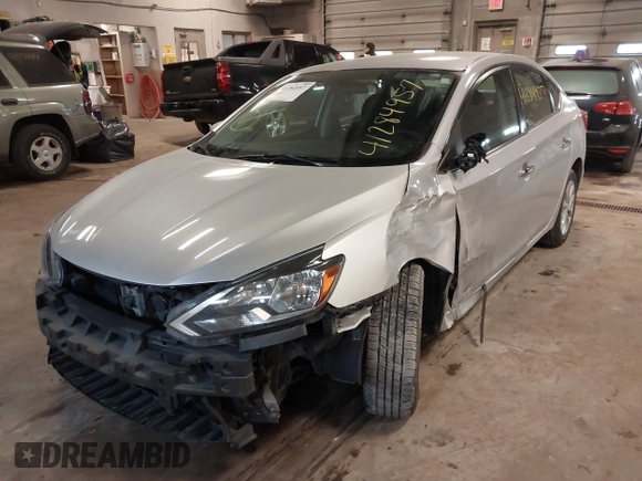 2019 Nissan Sentra S z VIN 3N1AB7AP7KY345072, wystawiony jako IAAI lot #41284957 z przebiegiem 104 084 mil mil oraz . Historia ofert i sprzedaży dostępna na DreamBid. Obrazek 6.