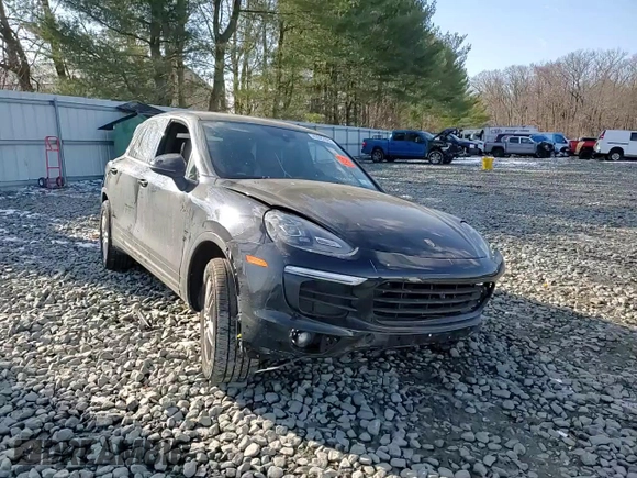 2016 Porsche Cayenne with VIN WP1AA2A21GKA38072, listed as a Copart auction lot 43082985 with 0 mi miles and Salvage Title. Bid and sale history available at carsss.com. Image 12.