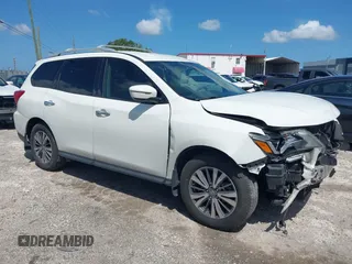 2019 Nissan Pathfinder SL with VIN 5N1DR2MN4KC596512, listed as a IAAI auction lot 42547862 with 231,367 mi miles and . Bid and sale history available at DreamBid. Image 1.
