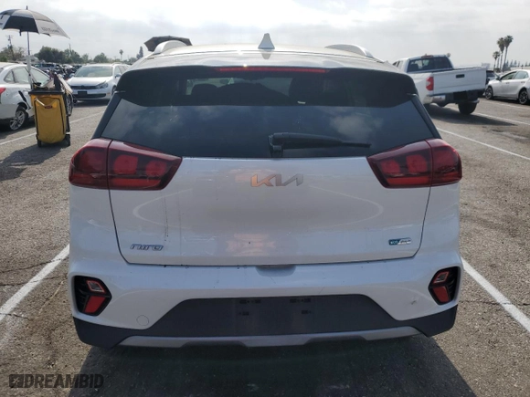 2022 Kia Niro Plug-In Hybrid LXS with VIN KNDCM3LD0N5543408, listed as a Copart auction lot 53444144 with NaN miles and Salvage Title. Bid and sale history available at carsss.com. Image 6.