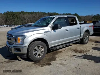 2018 Ford F-150 XL with VIN 1FTEW1E57JFE58700, listed as a Copart auction lot 47924605 with 125,724 mi miles and Salvage Title. Bid and sale history available at carsss.com. Image 1.