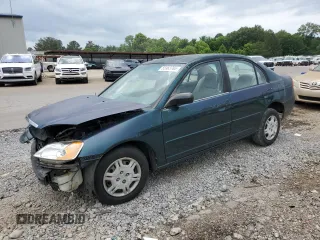 2001 Honda Civic LX z VIN 1HGES16581L027666, wystawiony jako Copart lot #55963765 z przebiegiem 263 211 mil mil oraz Szkody całkowita. Historia ofert i sprzedaży dostępna na DreamBid. Obrazek 1.