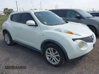 2012 Nissan Juke SL with VIN JN8AF5MR3CT113067, listed as a IAAI auction lot 41737717 with 81,599 mi miles. Bid and sale history available at carsss.com. Image 1.