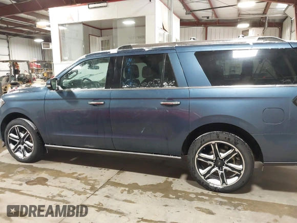2019 Ford Expedition Max Limited with VIN 1FMJK2AT5KEA52552, listed as a IAAI auction lot 41489427 with 105,336 mi miles and . Bid and sale history available at DreamBid. Image 14.