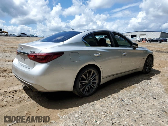 2018 Infiniti Q50 Red Sport 400 с VIN JN1FV7AP9JM461646, выставлен на аукционе Copart как лот 55785605 с пробегом 101 747 миль миль и Списание • Salvage title. История ставок и продаж доступна на DreamBid. Изображение 3.