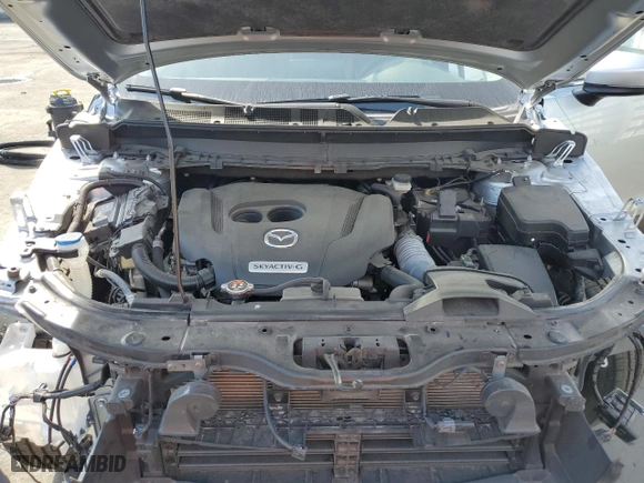 2020 Mazda CX-9 Touring with VIN JM3TCACY0L0403256, listed as a Copart auction lot 48455435 with 37,116 mi miles and Salvage Title. Bid and sale history available at carsss.com. Image 12.