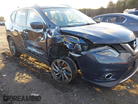 2016 Nissan Rogue SV with VIN KNMAT2MV6GP734169, listed as a IAAI auction lot 41112001 with 243,883 mi miles. Bid and sale history available at carsss.com. Image 6.
