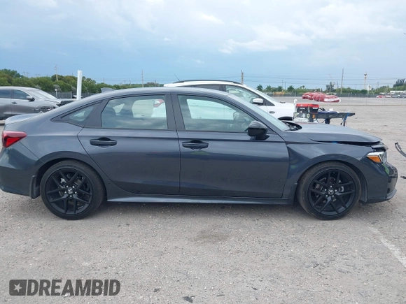2025 Honda Civic Sport with VIN 2HGFE2F56SH546313, listed as a IAAI auction lot 41889296 with 4,768 mi miles and . Bid and sale history available at DreamBid. Image 13.