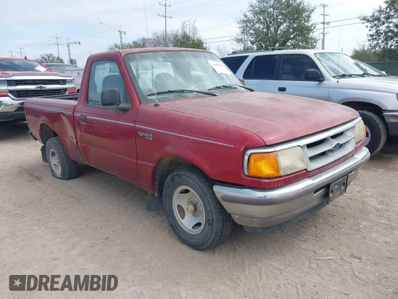 1997 Ford Ranger XLT with VIN 1FTCR10A9VTA60723, listed as a IAAI auction lot 41588328 with 315,869 mi miles. Bid and sale history available at carsss.com. Image 1.