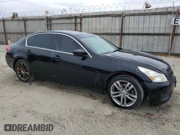 2009 Infiniti G37 Journey with VIN JNKCV61E49M015343, listed as a Copart auction lot 54273615 with 128,190 mi miles and Clean Title. Bid and sale history available at DreamBid. Image 4.