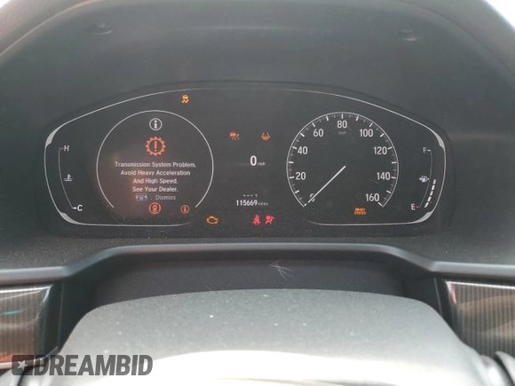 2021 Honda Accord Sport with VIN 1HGCV2F38MA004536, listed as a Copart auction lot 52532165 with 115,669 mi miles and Salvage title. Bid and sale history available at DreamBid. Image 9.