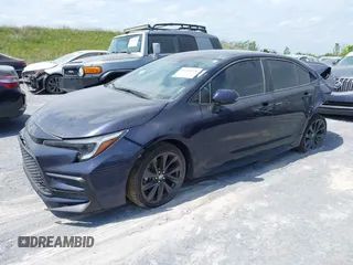 2023 Toyota Corolla SE with VIN 5YFS4MCE0PP141386, listed as a IAAI auction lot 40439078 with 25,000 mi miles and . Bid and sale history available at DreamBid. Image 2.