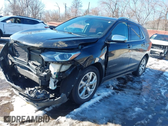 2018 Chevrolet Equinox Premier with VIN 2GNAXMEV3J6308064, listed as a IAAI auction lot 41652617 with 86,043 mi miles. Bid and sale history available at carsss.com. Image 2.
