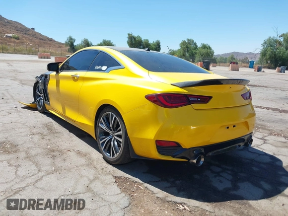 2021 Infiniti Q60 Luxe with VIN JN1EV7KK6MM410673, listed as a IAAI auction lot 39676284 with 40,006 mi miles and . Bid and sale history available at DreamBid. Image 3.