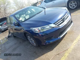 2015 Honda Accord LX with VIN 1HGCR2F31FA215827, listed as a IAAI auction lot 41908987 with 123,113 mi miles. Bid and sale history available at carsss.com. Image 1.