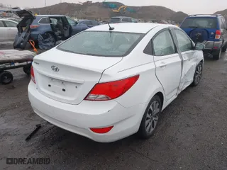 2017 Hyundai Accent Value Edition with VIN KMHCT4AE4HU254865, listed as a IAAI auction lot 41867811 with 68,027 mi miles. Bid and sale history available at carsss.com. Image 4.